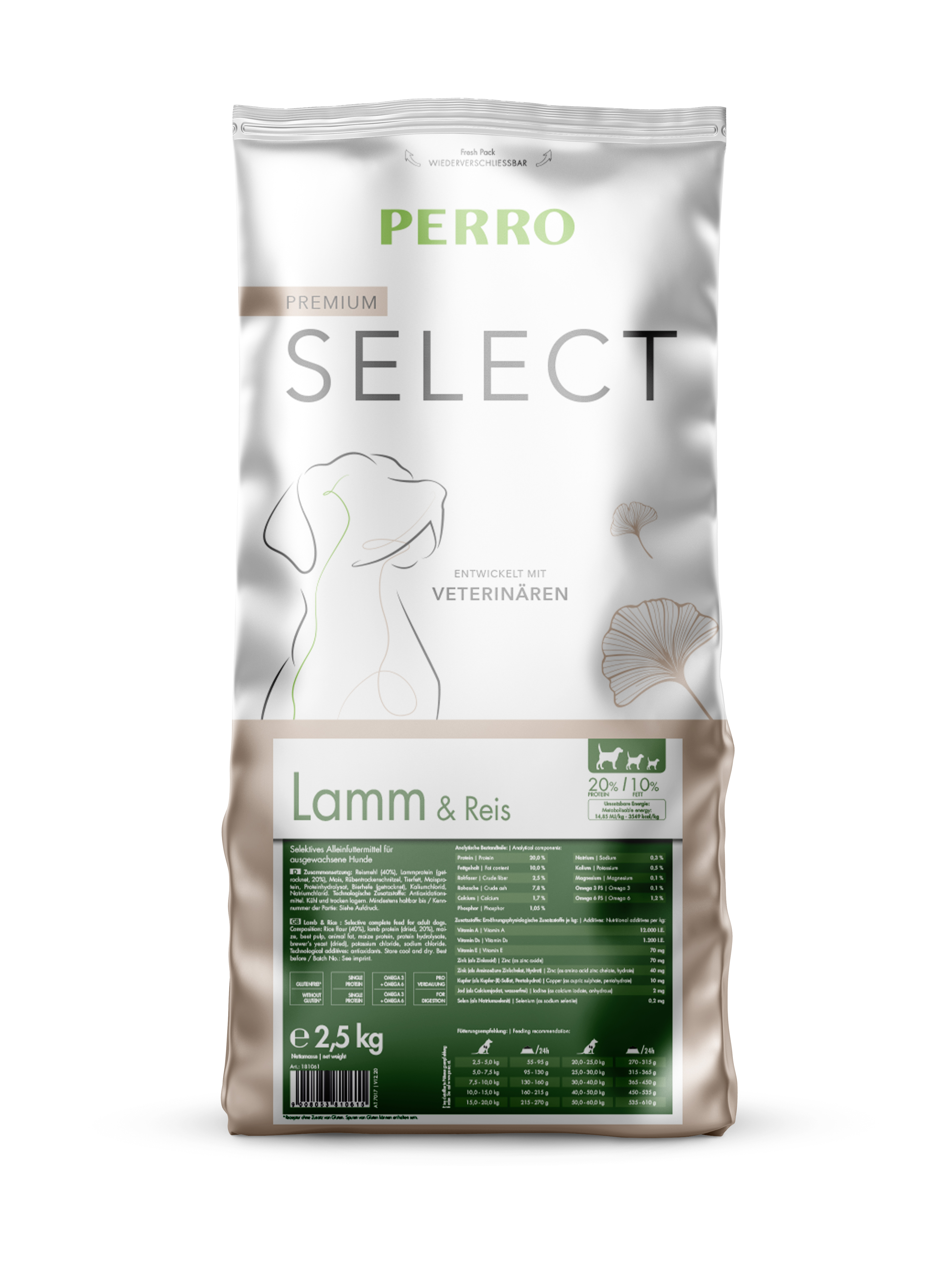 PERRO Select Lamm und Reis